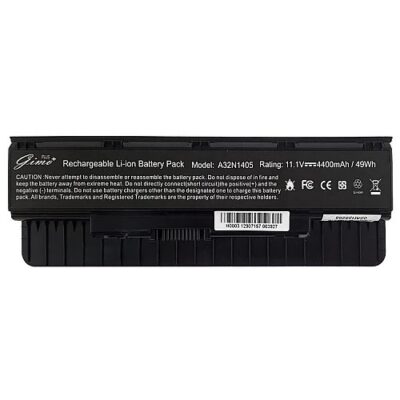 باتری لپ تاپ ایسوس N551 Gimo Plus 6Cell مشکی داخلی 4400 میلی آمپر ساعت