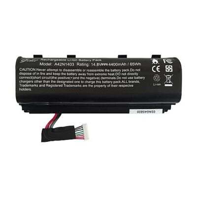 باتری لپ تاپ ایسوس ROG G751 Gimo Plus 6Cell مشکی داخلی 4400 میلی آمپر ساعت